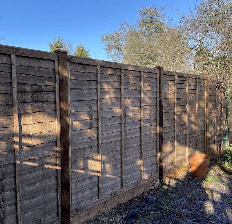 Heavy Duty Overlap Panel Fencing- Welwyn Garden City