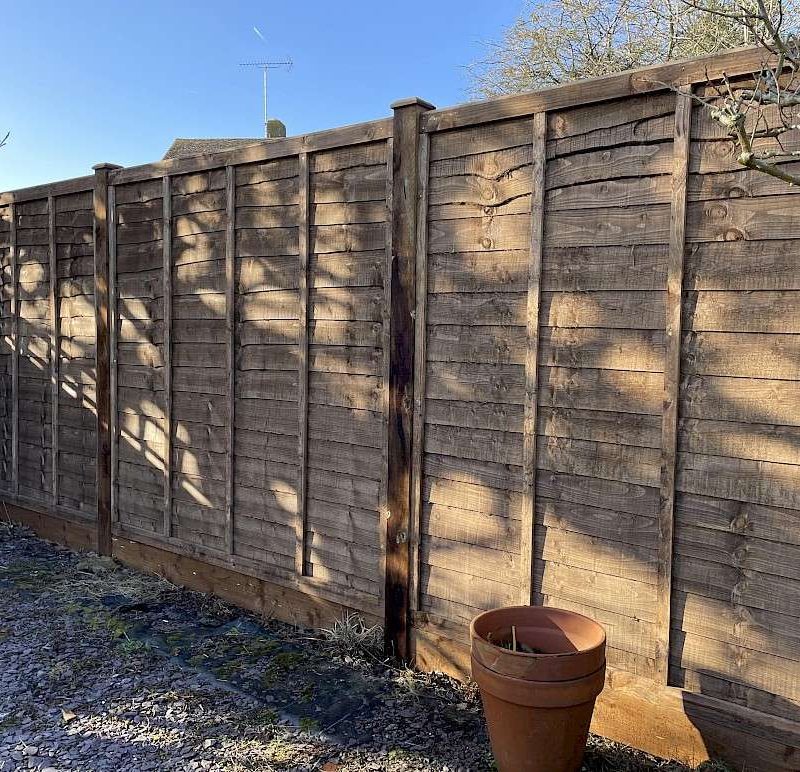 Heavy Duty Overlap Panel Fencing- Welwyn Garden City
