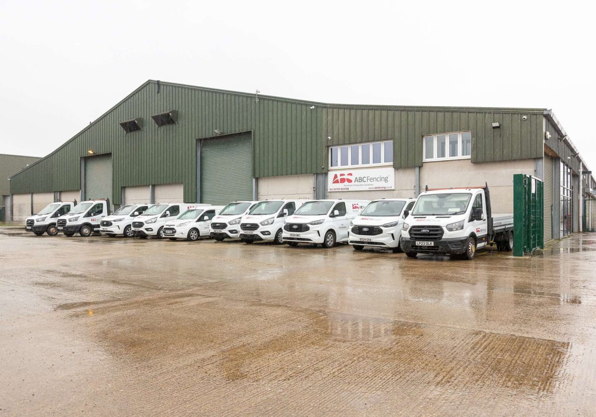 ABC Fencing installers fleet of vans